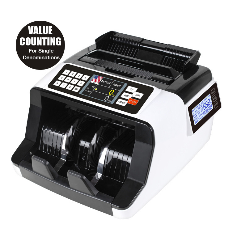 High Speed Bill Counter Rear Loading Money Counting Machine With UV MG (AL-7200)
